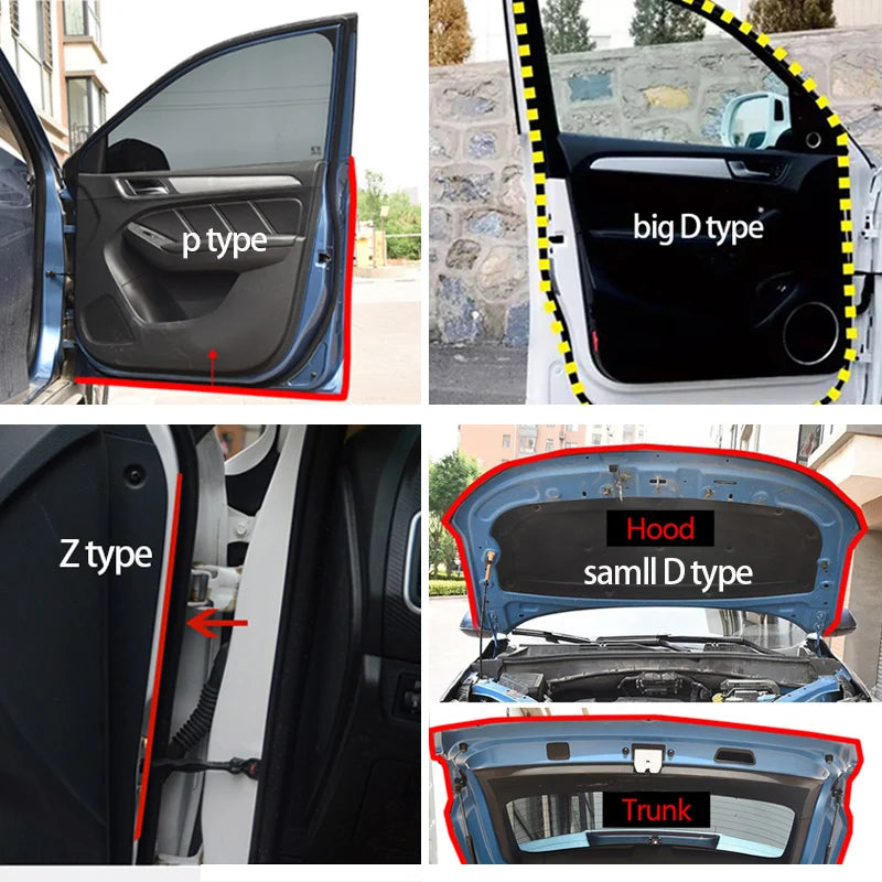 Car Door Seal Strip - Auto Rubber Weatherstrip