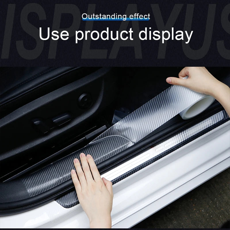 3D Carbon Fiber Auto Door Edge Protector Film