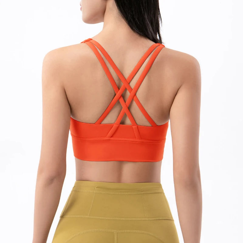 SOISOU Women's Cropped Bralette - Breathable Sports Bra in 25 Colors