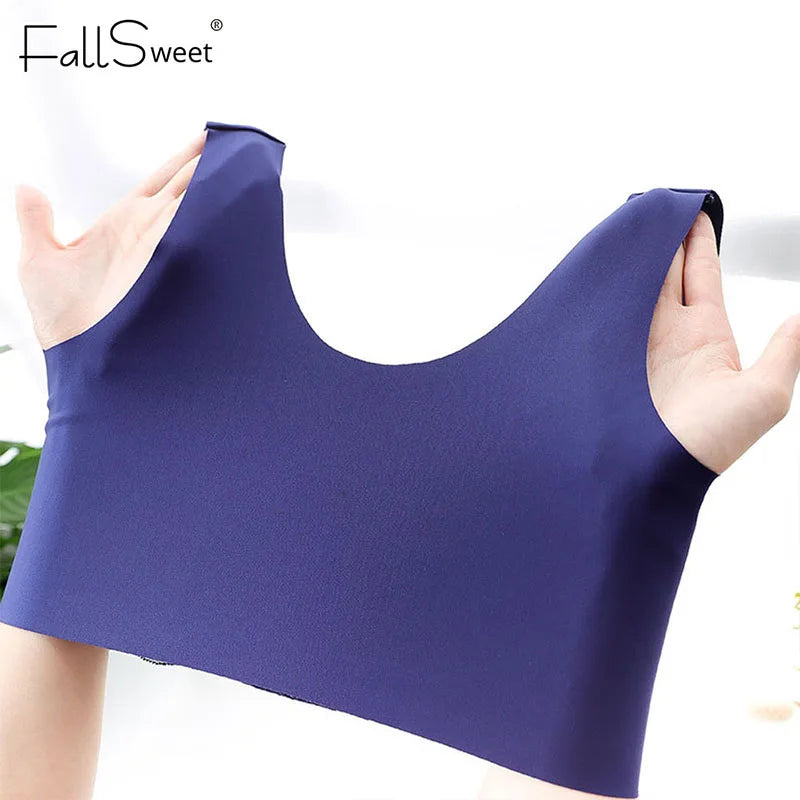 FallSweet Wire Free Lace Bras for Women Plus Size
