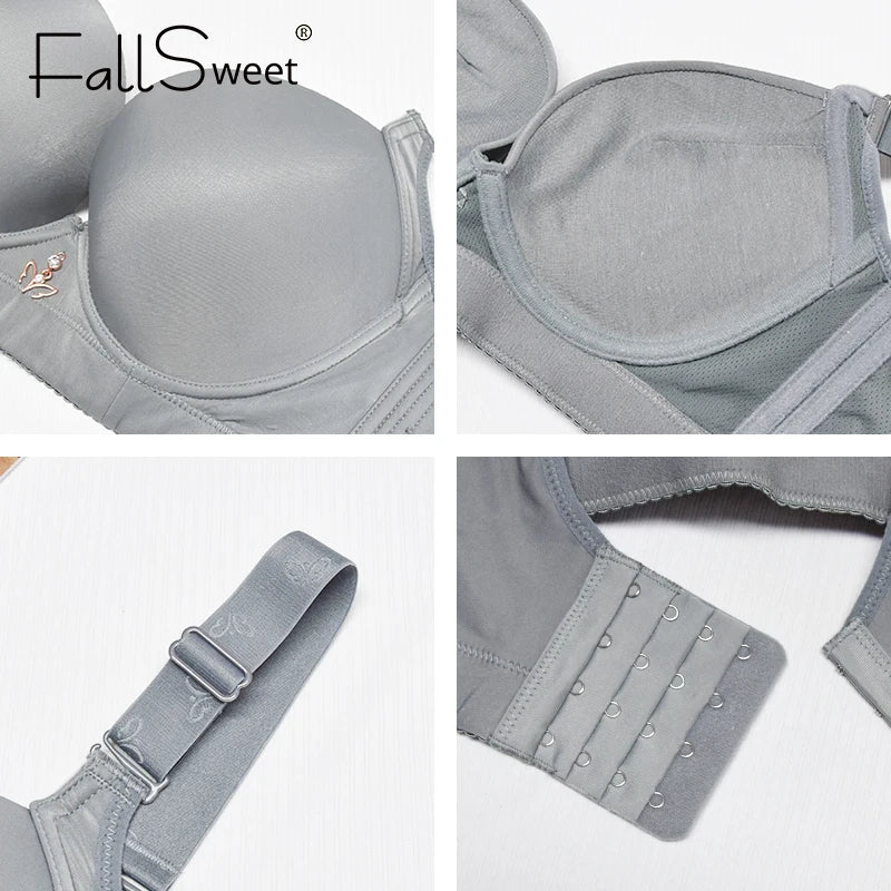 FallSweet Plus Size Sexy Lingerie Thick Cup Bras