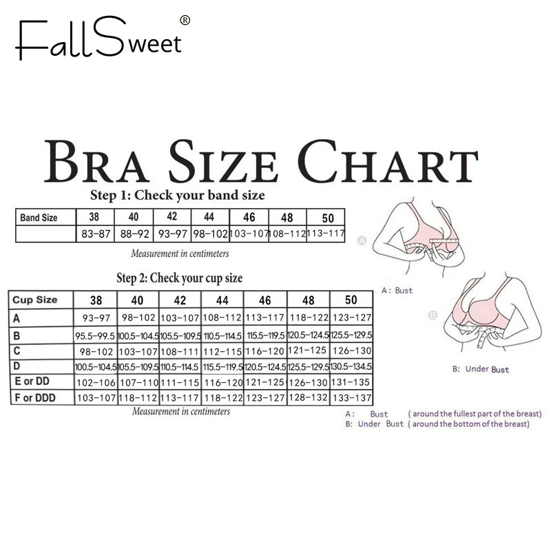 FallSweet Push Up Padded Bras for Women