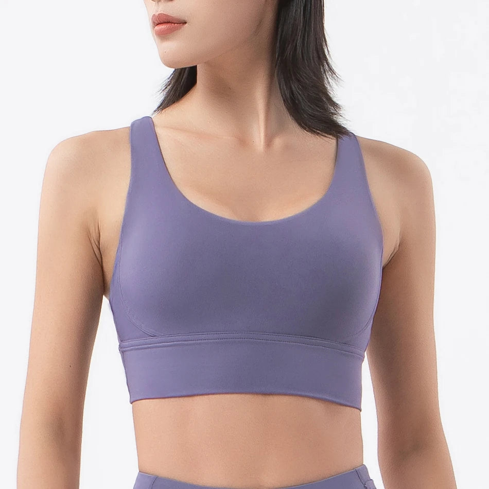 SOISOU Women's Sports Bra - Breathable, Comfortable, Stylish Athletic Wear