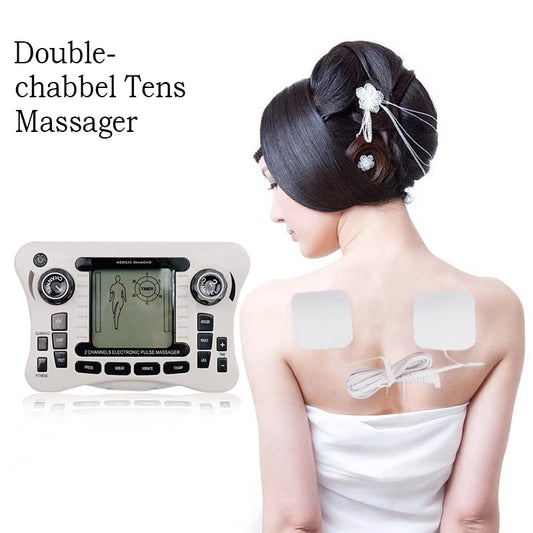 12 Modes EMS Muscle Stimulator & Tens Pulse Massager - Digital Frequency Physiotherapy Machine
