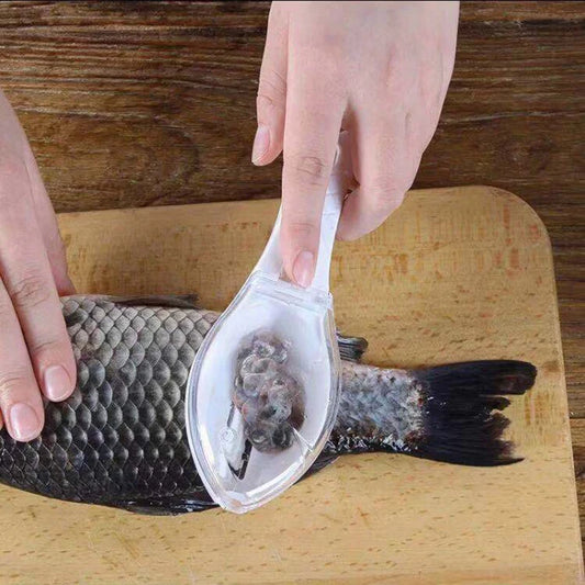 WIKHOSTAR Fish Scale Scraper - Fast, Efficient Fish Skin Cleaning Tool