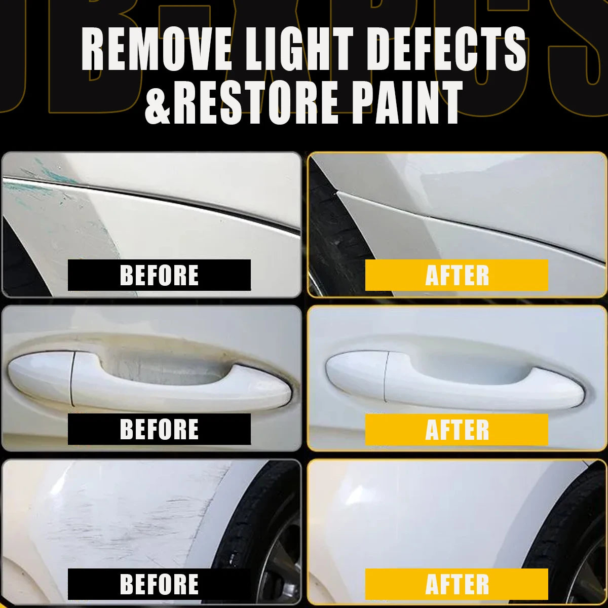 Car Scratch Remover Paint Care Set - R1 Auto Scratch Repair and Polishing