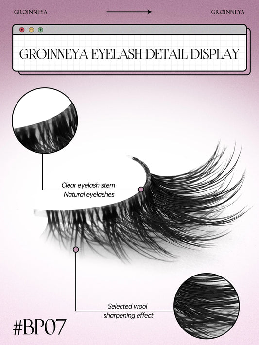 GROINNEYA Cat Eye Lashes
