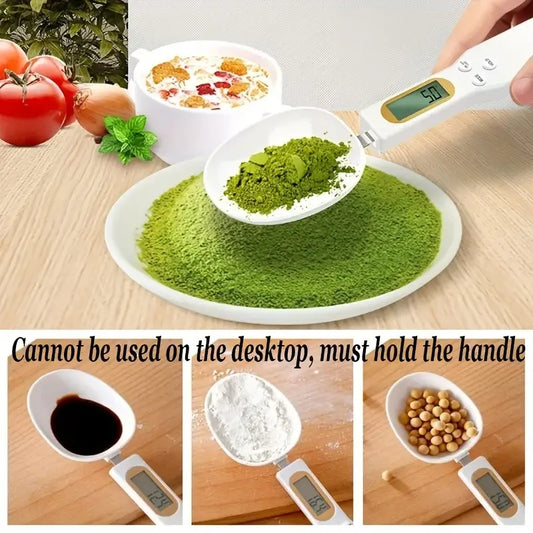 Mini Spoon Scale - Digital Kitchen Scale for Precise Weighing of Food Ingredients