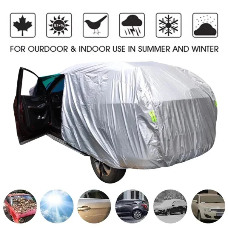 Universal SUV/Sedan Full Car Covers - Waterproof Outdoor Protection