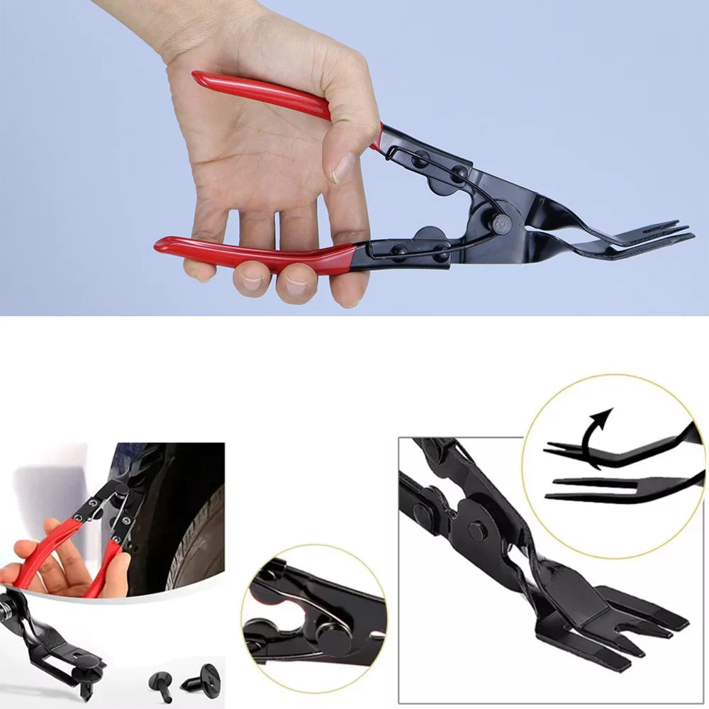 Clip Pliers Set Fastener Remover Auto Upholstery Combo Repair Kit for Car