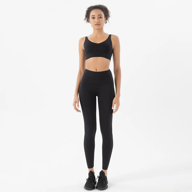 SOISOU Nylon Bra Top: Sexy, Supportive Sports Bra in 15 Colors