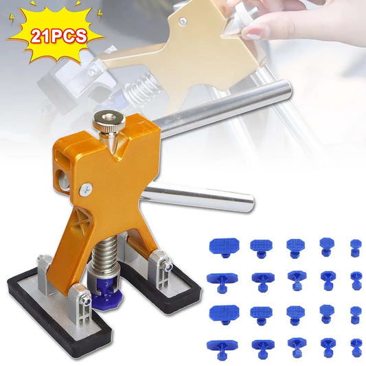 Paintless Car Dent Puller Kit - Efficient Ding & Hail Repair Tool for Automotive Workshops