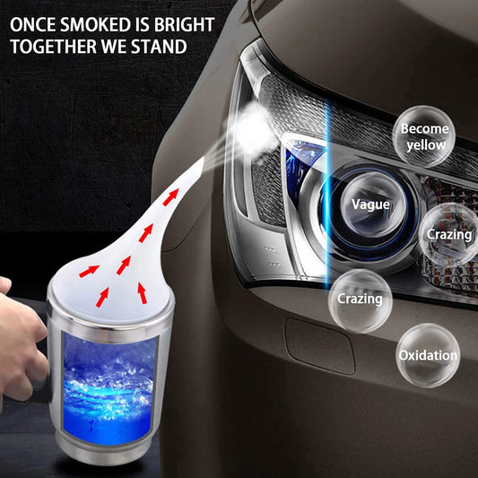 Polish Car Headlight Kit 800G Liquid Polymer Repair and Renovation Tool