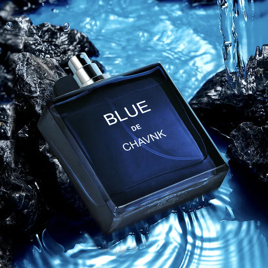 Charm Blue Men's Perfume 100ml - Long Lasting Fresh Floral Scent Cologne