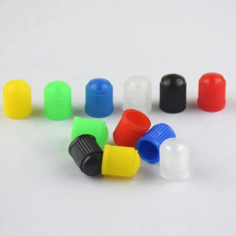 1/10/20PCS Car Tire Valve Plastic Bike Caps - Dustproof and Airtight Covers for Cars, Motorbikes, Trucks, and Bicycles