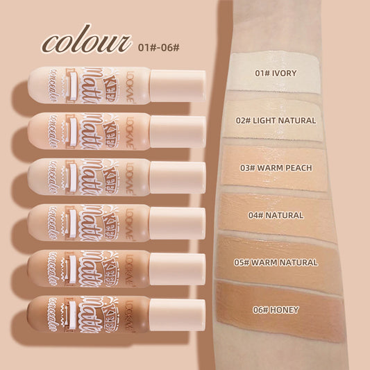 Liquid Concealer Stick Foundation Cream - 6 Colors for Moisturizing Full Coverage