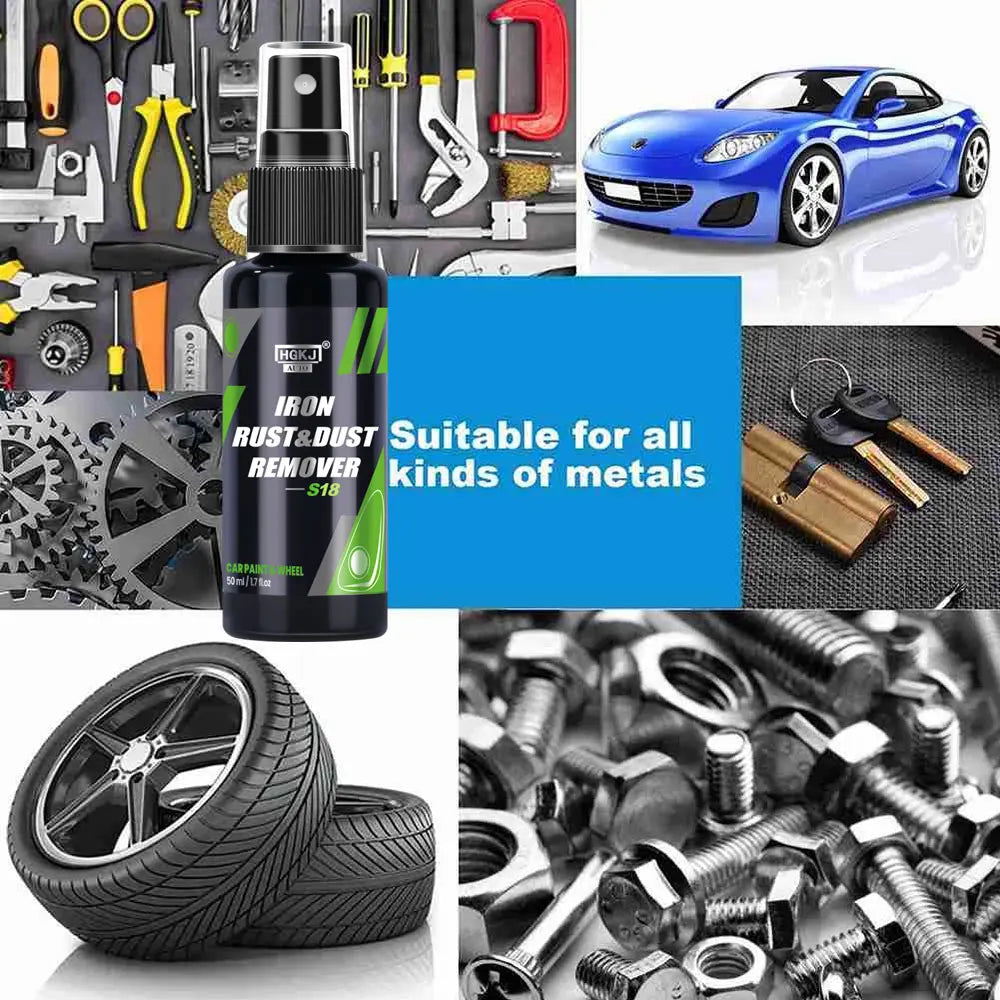 HGKJ Car Paint & Wheel Iron Particles Powder Cleaning Super Rust Dust Remover Spray