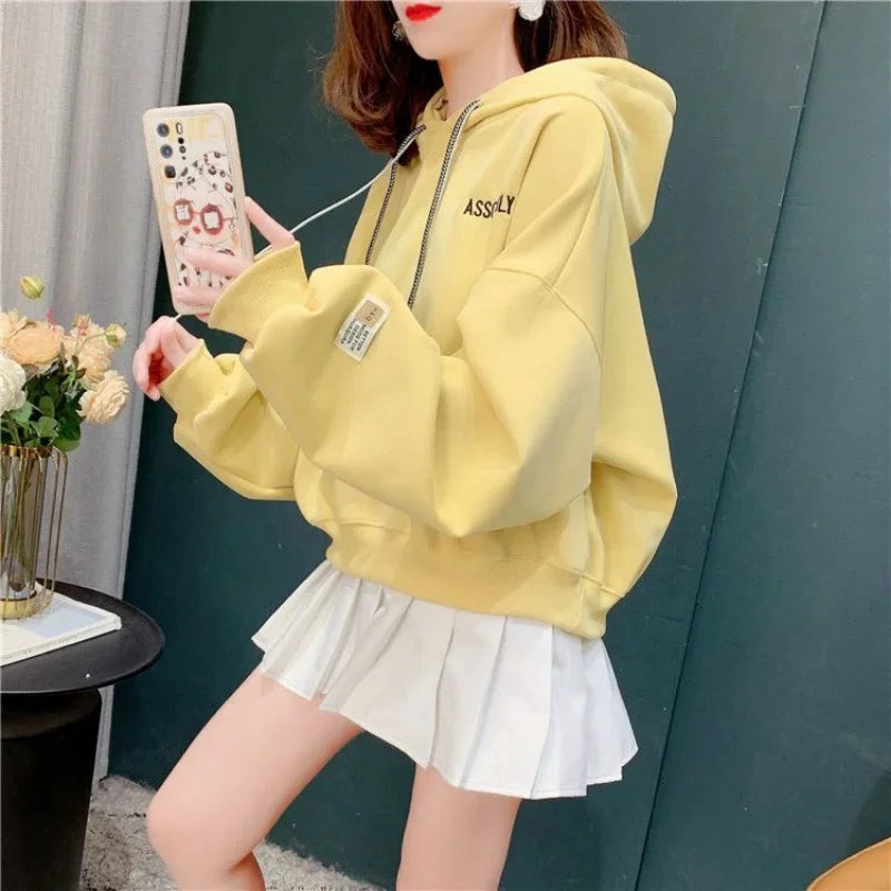 Women Goth Elegant Winter Hoodie