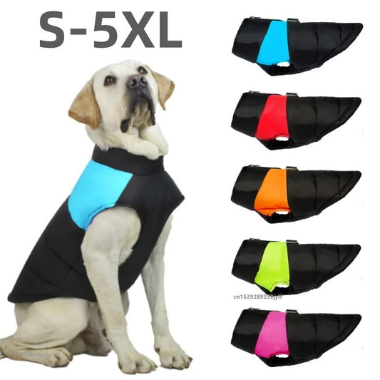 Winter Pet Clothes for Dogs - Warm Waterproof Vest Jacket for Small to Large Breeds