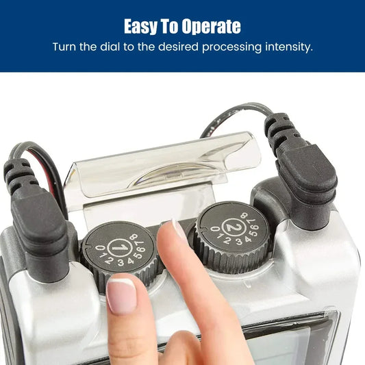 EMS TENS Unit Machine - Electric Muscle Therapy Stimulator for Pain Relief