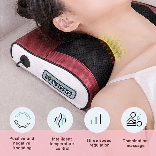 Multi-Functional Neck and Shoulder Massager with Hot Compress - Ideal for Home Relaxation