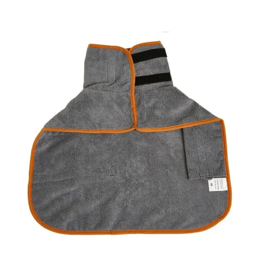 Dog Bathrobe Towel - Fast Drying, Soft, Adjustable Coat for Large, Medium, and Small Dogs