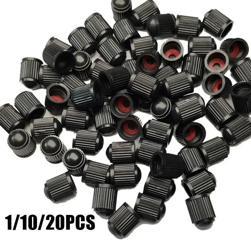 1/10/20PCS Car Tire Valve Plastic Bike Caps - Dustproof and Airtight Covers for Cars, Motorbikes, Trucks, and Bicycles
