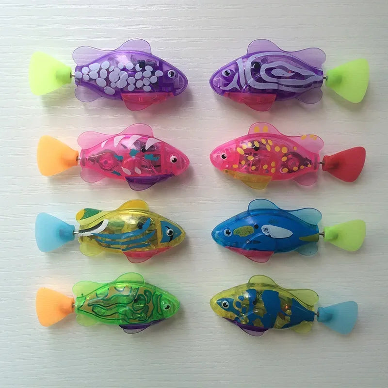 Pet Cat Toy LED Interactive Swimming Robot Fish Toy for Cat - Stimulate Your Pet's Hunter Instincts