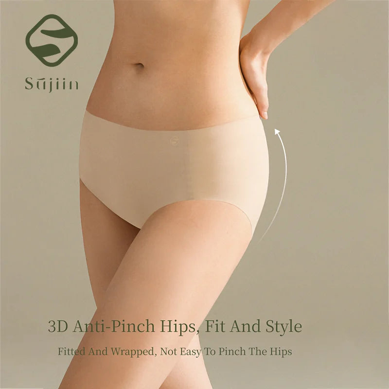 SUJIIN Women's Seamless Underwear Briefs