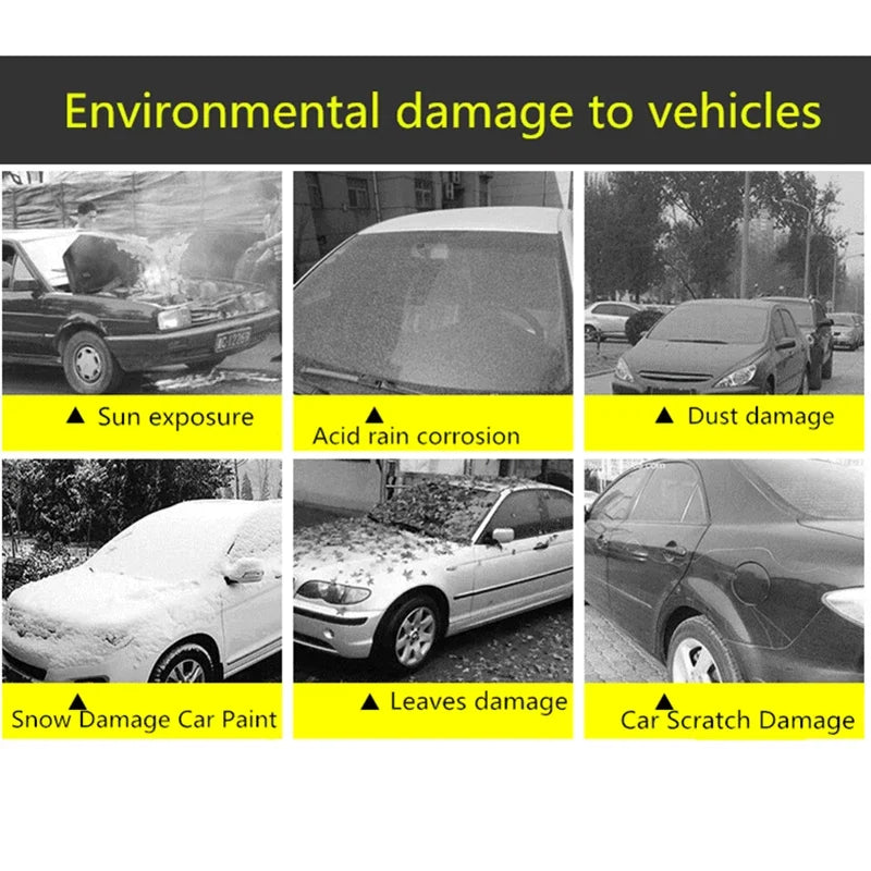 Universal Car Covers for Sedan and SUV - Sizes S/M/L/XL/XXL