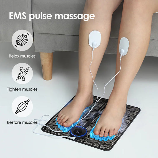 EMS Foot Massager Pad for Pain Relief and Enhanced Relaxation