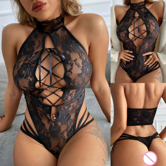 Seductive Lace Lingerie Set for Women - Exotic Nightgown Costumes