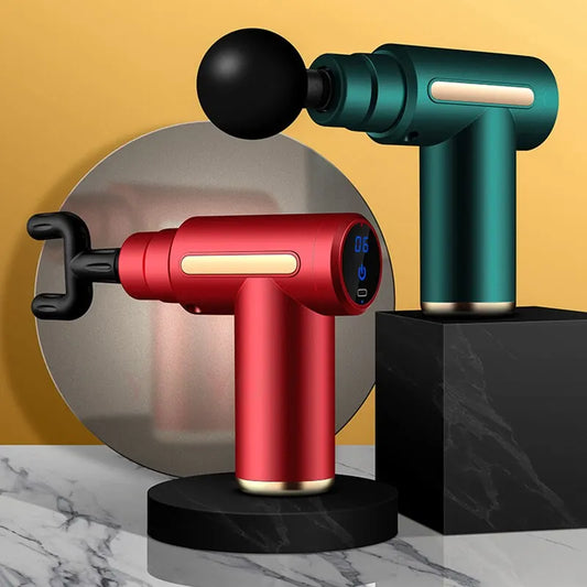 Mini Muscle Massage Gun - Portable Deep Tissue Handheld Percussion Massager for Body, Back, Neck, and Legs