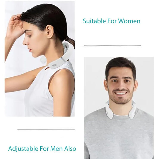 Cervical Massager Portable Mini Neck & Shoulder Massager - Deep Massage with Warm Pressing Care