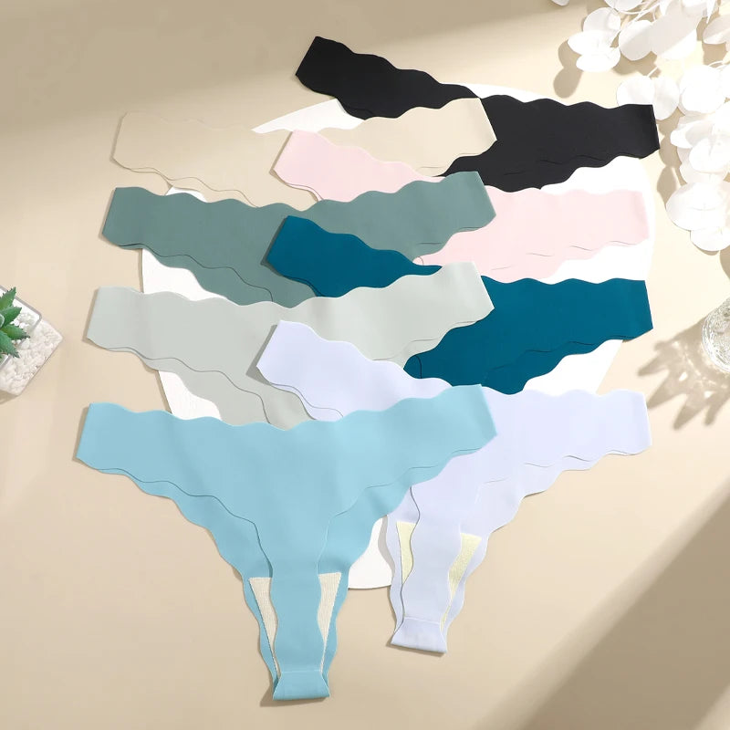 FINETOO 4Pcs Ultra Soft Seamless Underwear
