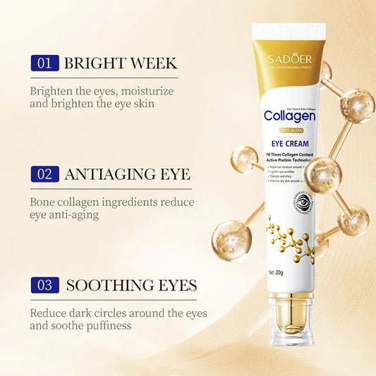 SADOER Collagen Eye Cream for Dark Circles & Bags