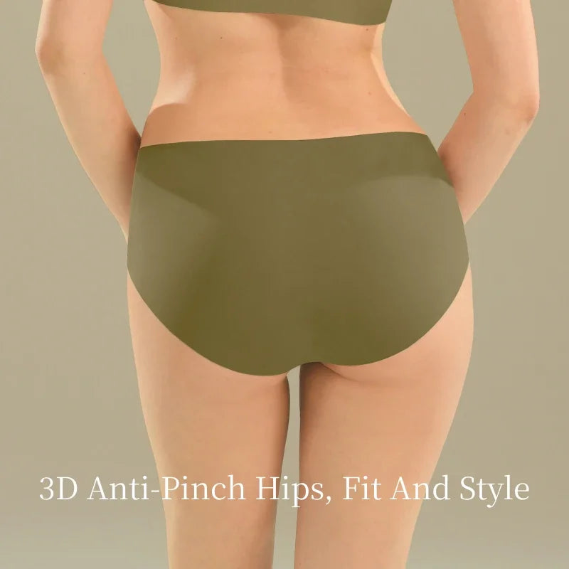 SUJIIN Women's Seamless Underwear Briefs