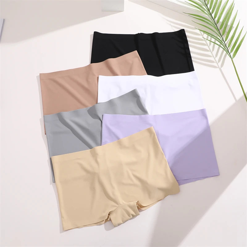 FINETOO 3pc Seamless Soft Boyshort Women's Panties