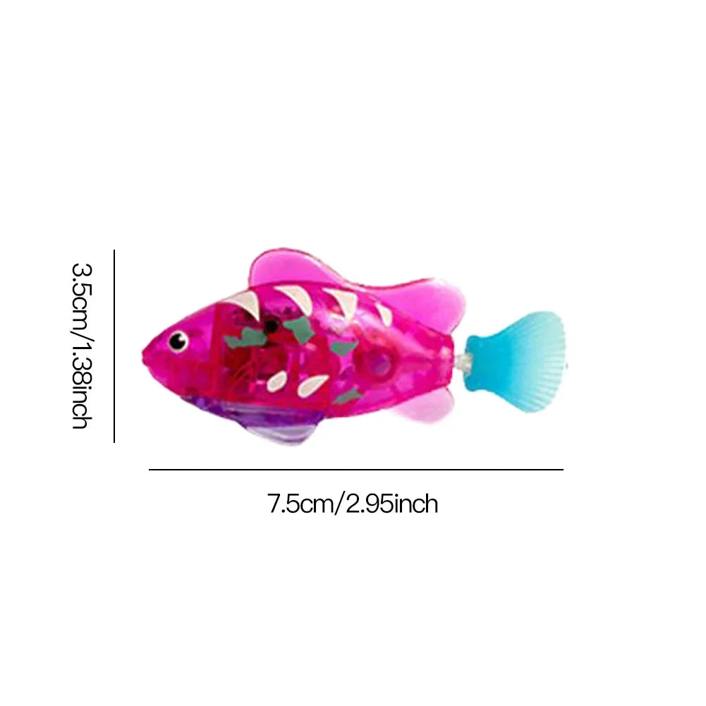 Pet Cat Toy LED Interactive Swimming Robot Fish Toy for Cat - Stimulate Your Pet's Hunter Instincts