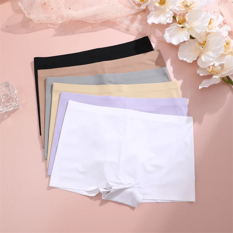 FINETOO 3pc Seamless Soft Boyshort Women's Panties
