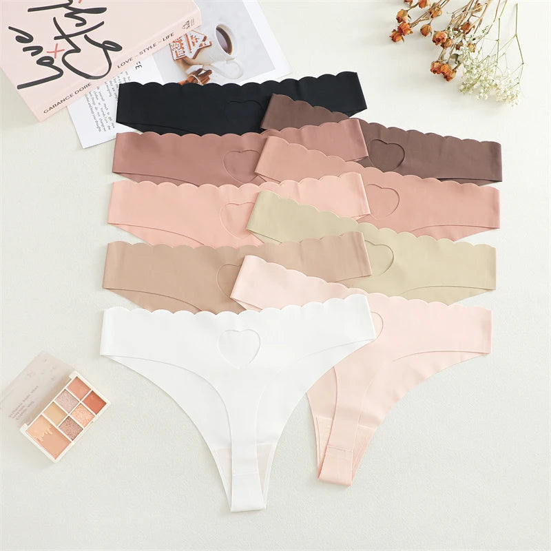 FINETOO 4pcs Women's Seamless Panties
