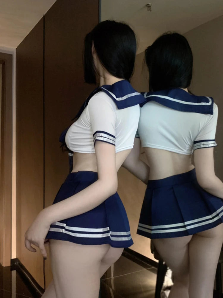 Anime School Girl Cosplay Lingerie