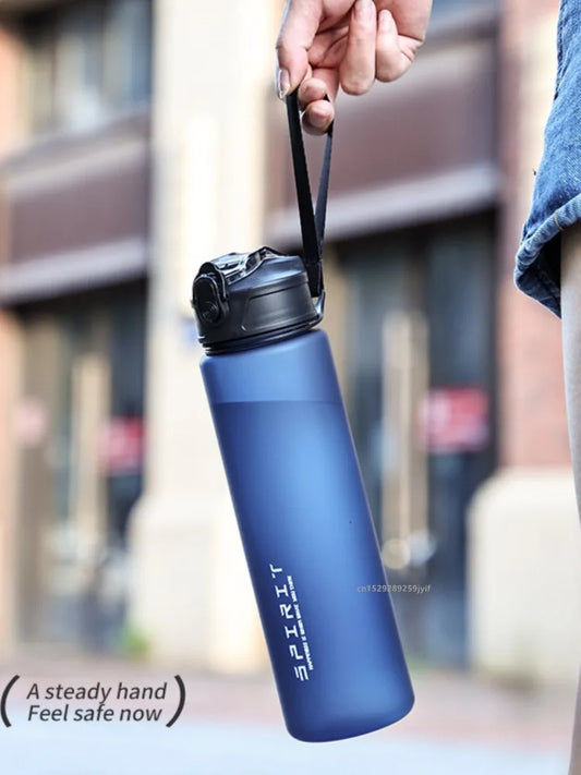 750ml Motivational Water Bottle with Straw - Large Capacity Leakproof Jug for Gym Travel and Outdoor Sports