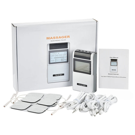 15 Modes EMS Electric Muscle Stimulator TENS Machine for Pain Relief and Health Care