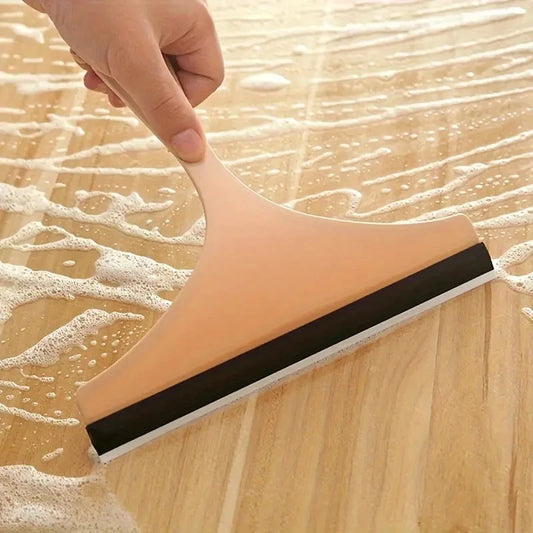 Silicone Water Wiper Plate Glass Cleaner Scraper - Multi-Purpose Car Windshield, Bathroom, and Kitchen Squeegee