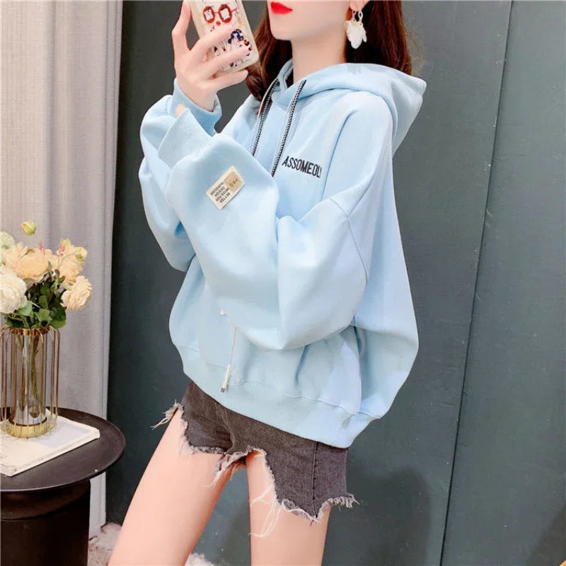 Women Goth Elegant Winter Hoodie
