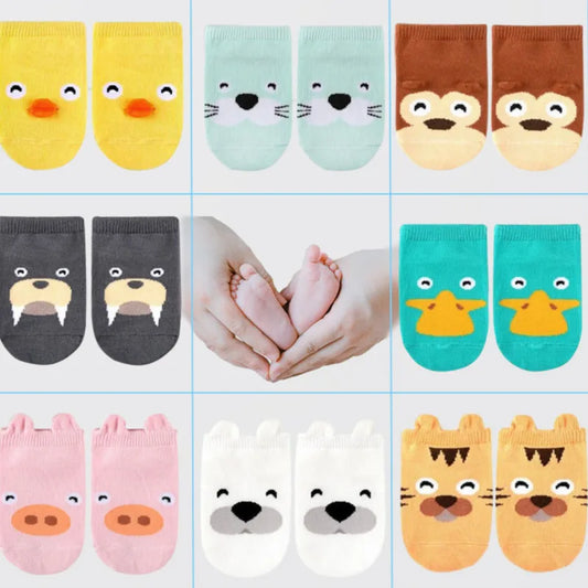 Cartoon Animal Anti-Slip Socks for Kids