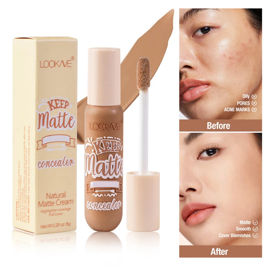 Liquid Concealer Stick Foundation Cream - 6 Colors for Moisturizing Full Coverage