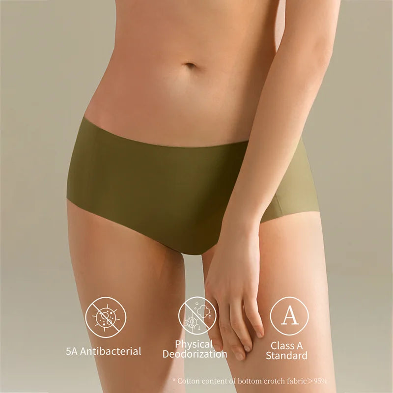 SUJIIN Women's Seamless Underwear Briefs