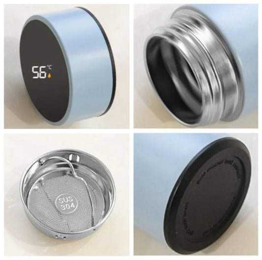 200ML Smart Thermos Water Bottle with Intelligent Temperature Display